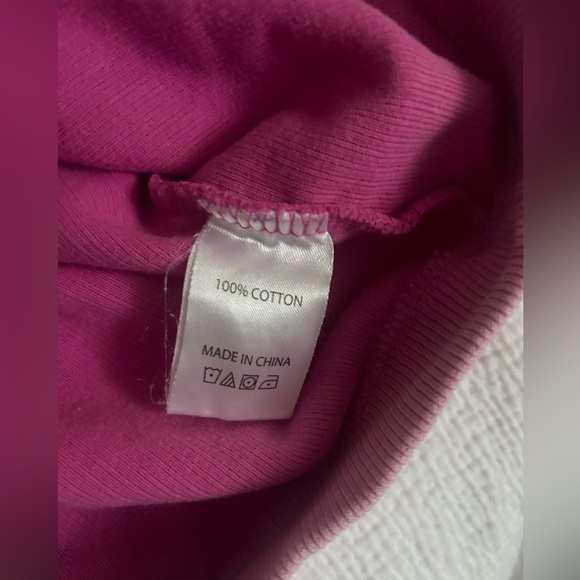 Cute CHIKA-D TEXAS A&M Aggies Pink Waffle Tunic Sweatshirt, M - Picture 4 of 4